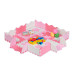 Podložka puzzle s okrajom, RD37476 rúžová Podložka puzzle s okrajom, RD37476 rúžová