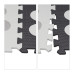 Podložka puzzle s okrajom, RD37476 šedá Podložka puzzle s okrajom, RD37476 šedá