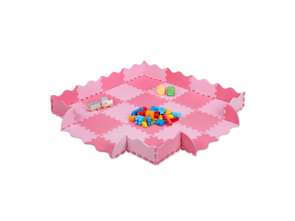 Podložka puzzle s okrajom, RD37477 rúžová Podložka puzzle s okrajom, RD37477 rúžová