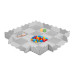 Podložka puzzle s okrajom, RD37477 šedá Podložka puzzle s okrajom, RD37477 šedá