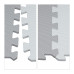 Podložka puzzle s okrajom, RD37477 šedá Podložka puzzle s okrajom, RD37477 šedá