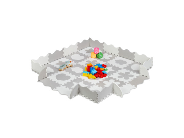 Podložka puzzle s okrajom, RD37478 šedá Podložka puzzle s okrajom, RD37478 šedá