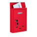Poštová schránka s menovkou RD30685, červená 