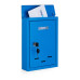 Poštová schránka s menovkou RD30685, modrá