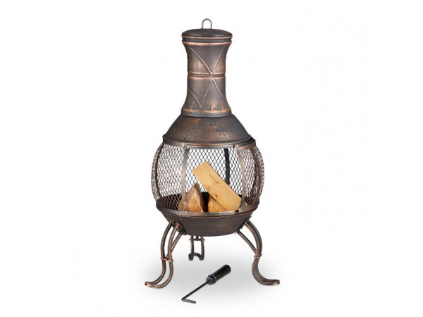 Prenosný vonkajší krb, bronz RD26554 Prenosný vonkajší krb, bronz RD26554