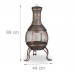 Prenosný vonkajší krb, bronz RD26554 Prenosný vonkajší krb, bronz RD26554