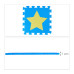 Puzzle podložka RD31428, modrá Puzzle podložka RD31428, modrá