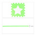 Puzzle podložka RD31428, zelená Puzzle podložka RD31428, zelená