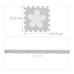 Puzzle podložka RD37471, šedá Puzzle podložka RD37471, šedá