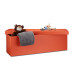 Rozkladacia lavica s úložným priestorom RD19045, oranžová Rozkladacia lavica s úložným priestorom RD19045, oranžová
