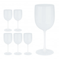 Sada 6ks plastových pohárov na víno RD44216