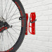 Sada 2 držiakov na bicykel na stenu červena, RD44172