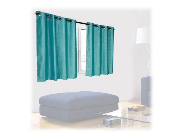 Sada 2 závesov so vzorom RD33773, zelená 120 x 135 cm Sada 2 závesov so vzorom RD33773, zelená 120 x 135 cm