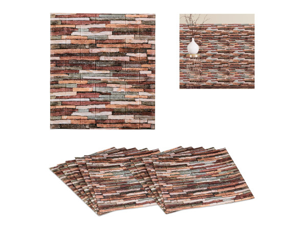 Samolepiace 3D panely s kamenným vzhľadom RD32610 C, 10 ks Samolepiace 3D panely s kamenným vzhľadom RD32610 C, 10 ks