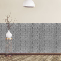 Samolepiace 3D panely s tehlovým vzhľadom RD26763, sivá 10ks Samolepiace 3D panely s tehlovým vzhľadom RD26763, sivá 10ks