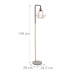 Medená stojaca lampa s diamantovým tienidlom, RD24800 Medená stojaca lampa s diamantovým tienidlom, RD24800