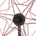 Medená stojaca lampa s diamantovým tienidlom, RD24800 Medená stojaca lampa s diamantovým tienidlom, RD24800
