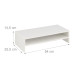 Stojan na monitor s policou, biela RD47341 Stojan na monitor s policou, biela RD47341