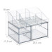 Organizér na make-up so zásuvkami RD47940, transparentný Organizér na make-up so zásuvkami RD47940, transparentný