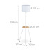 Stojaca lampa so stolom, RD34467 Stojaca lampa so stolom, RD34467