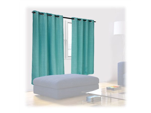 Sada 2 závesov so vzorom RD33773, zelená 175 x 135 cm Sada 2 závesov so vzorom RD33773, zelená 175 x 135 cm