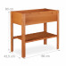 Vyvýšený záhon s úložným priestorom RD0744 hnedá Vyvýšený záhon s úložným priestorom RD0744 hnedá