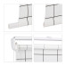 Vzorovaná sprchová roleta RD46827, 100x240 cm Vzorovaná sprchová roleta RD46827, 100x240 cm