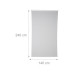 Vzorovaná sprchová roleta RD46828, 140x240 cm Vzorovaná sprchová roleta RD46828, 140x240 cm