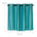 Sada 2 závesov so vzorom RD33773, zelená 90 x 135 cm Sada 2 závesov so vzorom RD33773, zelená 90 x 135 cm