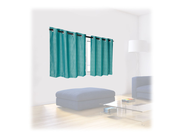 Sada 2 závesov so vzorom RD33773, zelená 90 x 135 cm Sada 2 závesov so vzorom RD33773, zelená 90 x 135 cm