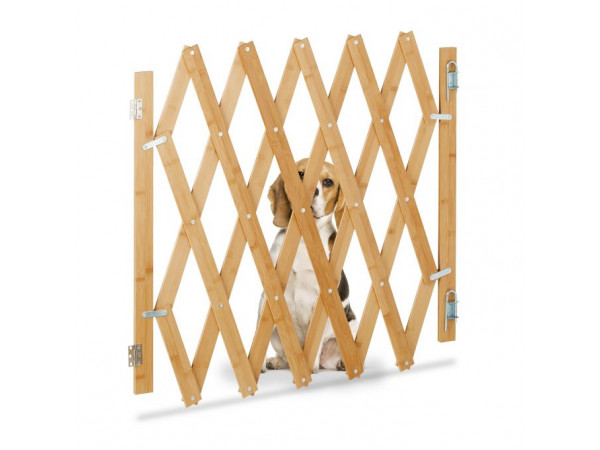 Bambusová bezpečnostná zábrana pre psa, hneda RD45289 