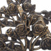 Držiak hadice starožitné ruže, hneda RD20616