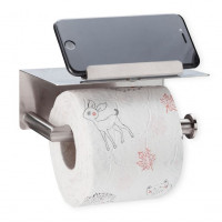 Držiak na toaletný papier s poličkou RD4381, kovový