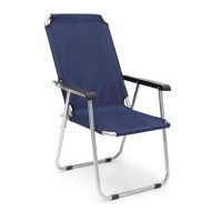 Kempingová skladacia stolička v tmavo modrej farbe, RD20074