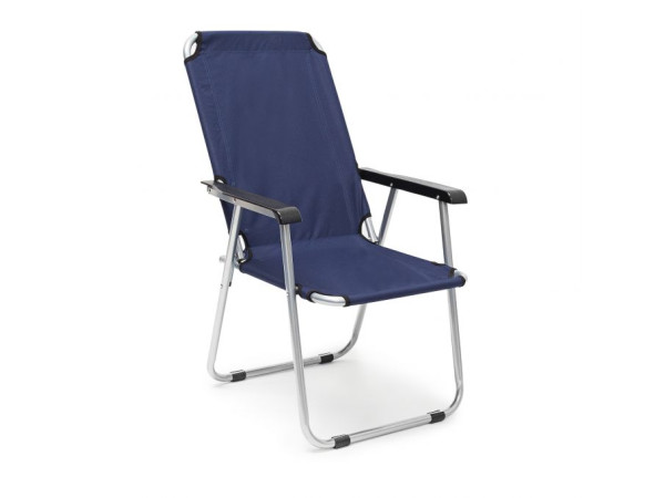 Kempingová skladacia stolička v tmavo modrej farbe, RD20074 Kempingová skladacia stolička v tmavo modrej farbe, RD20074