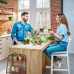 Kuchynský vozík 3 poschodia, hneda RD34347 Kuchynský vozík 3 poschodia, hneda RD34347