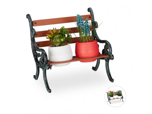 Mini kvetinová lavička, RD26425S, 25cm Mini kvetinová lavička, RD26425S, 25cm
