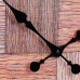 Nástenné kovové hodiny vintage RD4562, hnedá 60cm Nástenné kovové hodiny vintage RD4562, hnedá 60cm