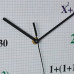 Nástenné hodiny s matematickými vzorcami, RD43042 Nástenné hodiny s matematickými vzorcami, RD43042