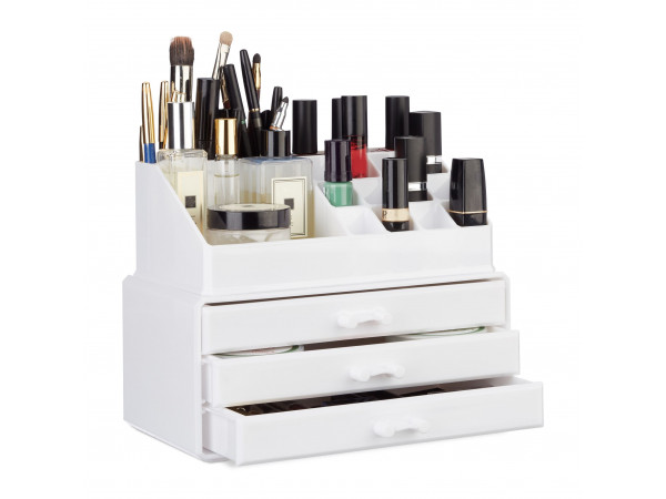 Organizér na make-up s 3 zásuvkami RD23137 biela Organizér na make-up s 3 zásuvkami RD23137 biela