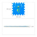 Puzzle podložka s morskými potvorkami, RD46818 Puzzle podložka s morskými potvorkami, RD46818