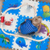 Puzzle podložka s morskými potvorkami, RD46818 Puzzle podložka s morskými potvorkami, RD46818