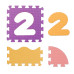 Podložka puzzle s číslami s okrajom, RD46821 Podložka puzzle s číslami s okrajom, RD46821