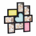 Rám na 9 fotografií RD0639 čierna 