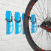 Sada 4 ks nástenných držiakov na bicykel RD9924 modrá 