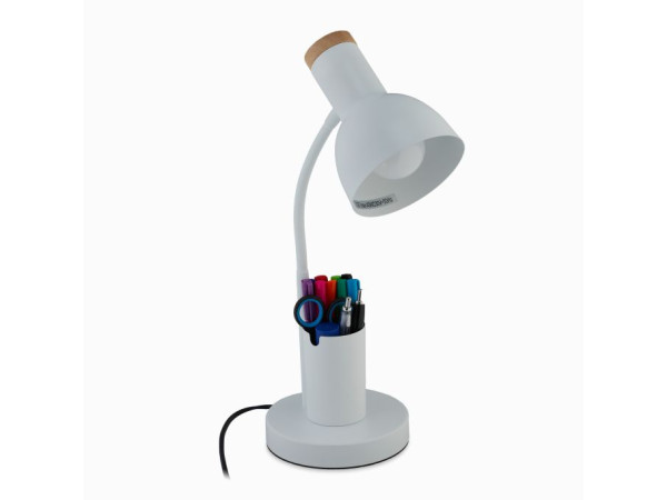 Stolná lampa s držiakom na pero,biela RD46122 Stolná lampa s držiakom na pero,biela RD46122