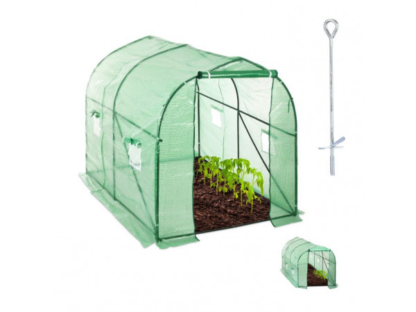 Veľký skleník na ovocie a zeleninu, zelený RD26120