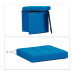 Skladacia taburetka s úložným priestorom RD19047, modrá