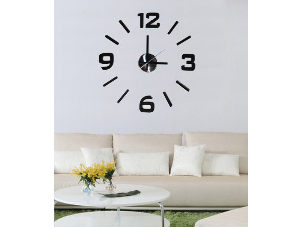 Nalepovacie nástenné hodiny, HM02, 50cm Nalepovacie nástenné hodiny, HM02, 50cm