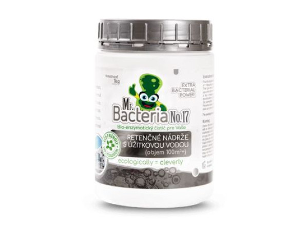 Aktivátor Mr.Bacteria No.17, čistič pre retenčné nádrže, 1000g Aktivátor Mr.Bacteria No.17, čistič pre retenčné nádrže, 1000g